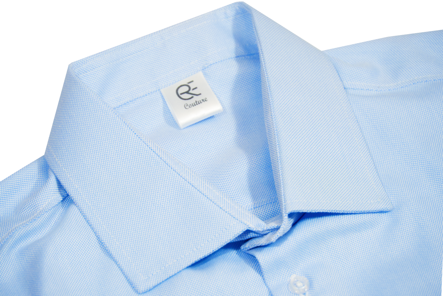 CAMISA DE OFICINA CELESTE