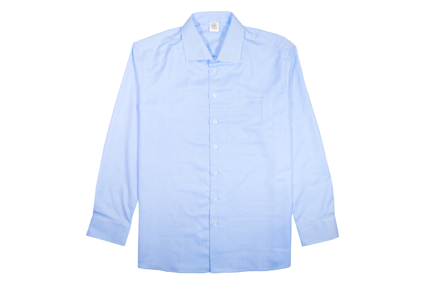 CAMISA DE OFICINA CELESTE
