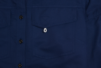 CAMISA FORMAL AZUL MANGA LARGA
