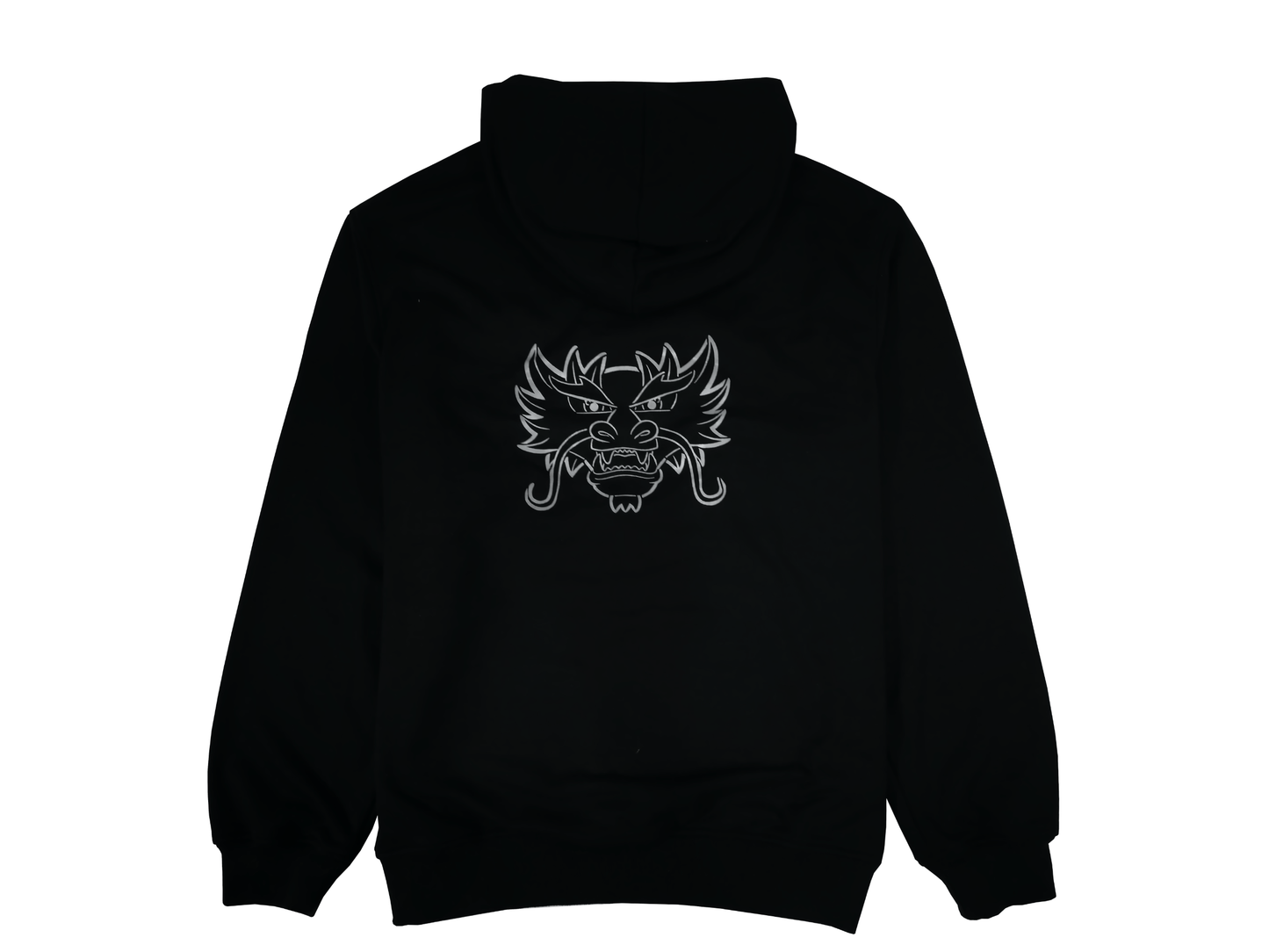 SUDADERO NEGRO CON CAPA